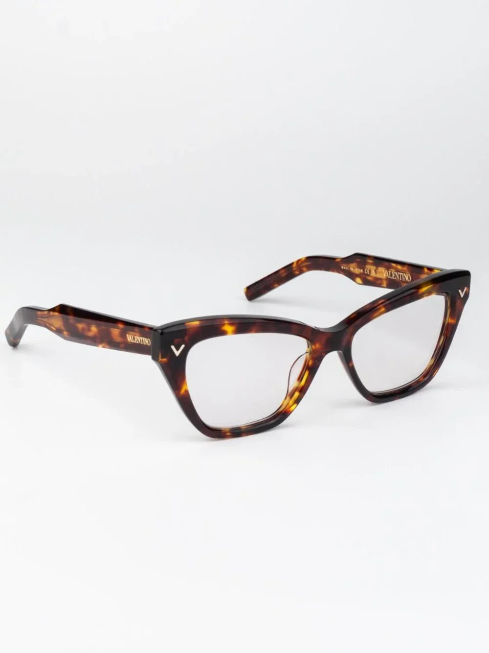 Valentino Women Eyeglasses Havana Cat Eye V-TALE VLX-140 B